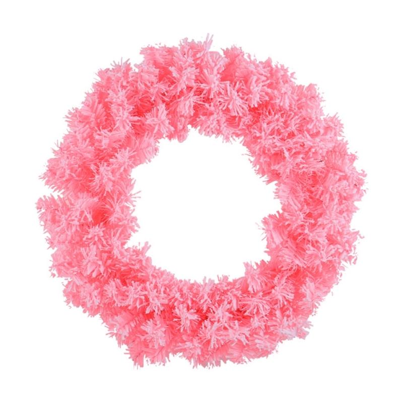 40cm/50cm Christmas Artificial Wreath Door Hanging Simulation Garlands for Inviting Holiday Christmas Setting Decors