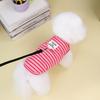 Pet Bichon Teddy Schnauzer small dog dog clothes vest spring and summer cat clothes 24 cloth label striped vest