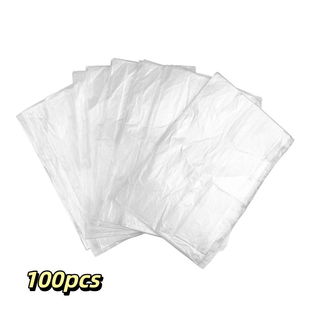 100pcs Thickened Plastic Disposable Car Seat Covers Car Maintenance Seat Covers Car Washes 14g
