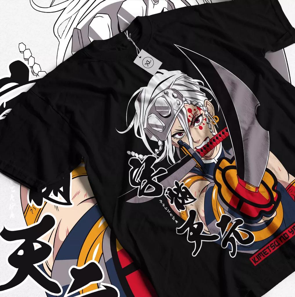 Uzui Tengen T-Shirt Demon Slayer Kimetsu No Yaiba Anime Gift Shirt All Size