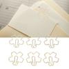 100Pcs Gold Cute Paper Clips Sakura Shape Cool Paper Clips Cute Cute Planner Clips  Office