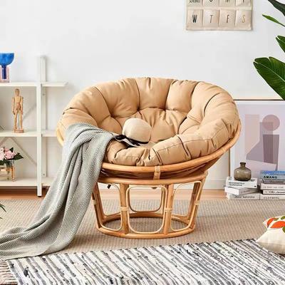 1pc Round Cushion Waterproof Chair Rocking Chair Hanging Basket Chair Papaya Chair Polyester Round Cushion Home Textile