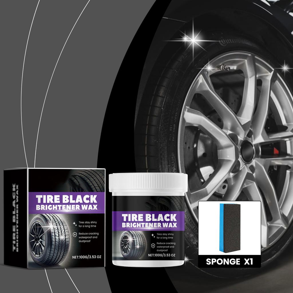 Car Tire Coating Paste, Tire Coating, Cleaning, Brightening, And Refurbishing Paste For Car Maintenance.