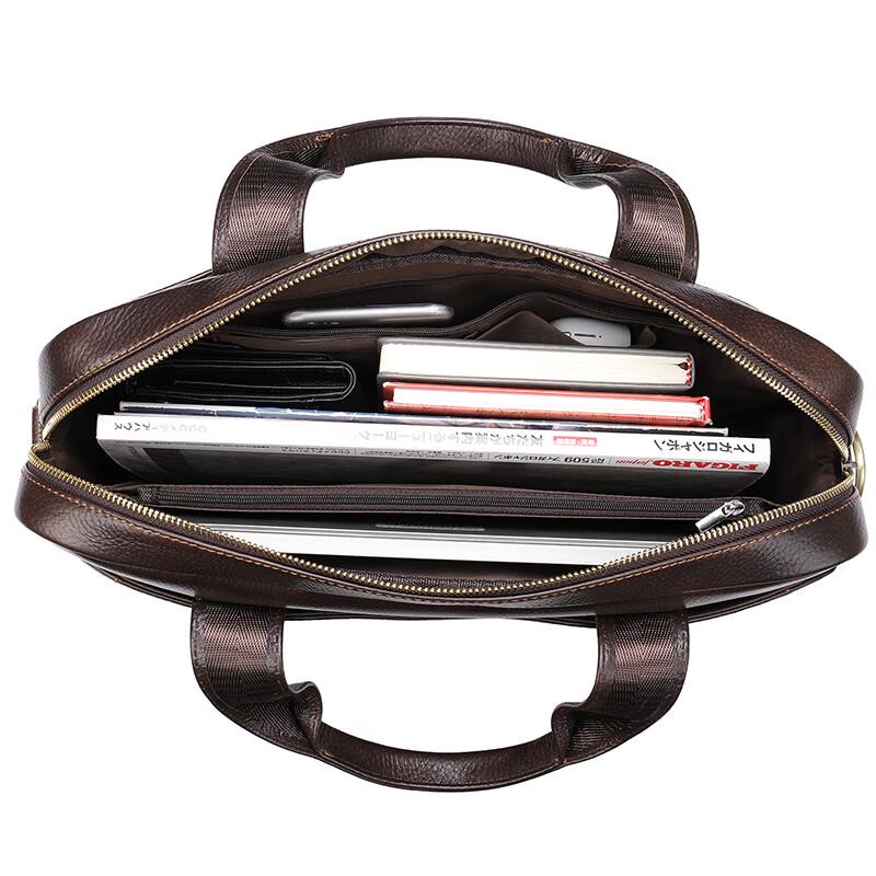 Men's Genuine Leather Business Briefcase