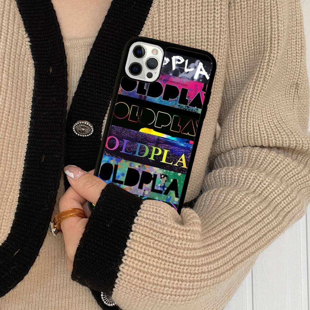 Pop Rock Band C-Coldplay Phone Case For Iphone 16 15 14 13 12 11 Pro Max Plus Shockproof TPU+PC Hard Case