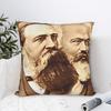 Karl Marx Engels And Lenin Pillow Case  Graphic Pillow Cover Cute Funny Pillowcases For Living Room Bed Chair