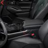For Toyota Highlander Hybrid - 2024 Wood Grain Car Center Console Gear Shift Box Panel Cover Trim Interior Accessories