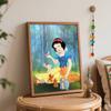 Disney animation digital oil painting Snow White diy handpainted coloring painting home decoration, custom paint by numbers wall art kit