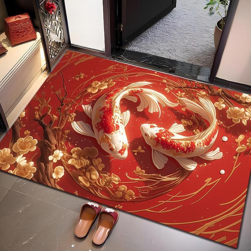 

Goodlead Koi Blessings Diatomaceous Earth Anti-slip Doormat
