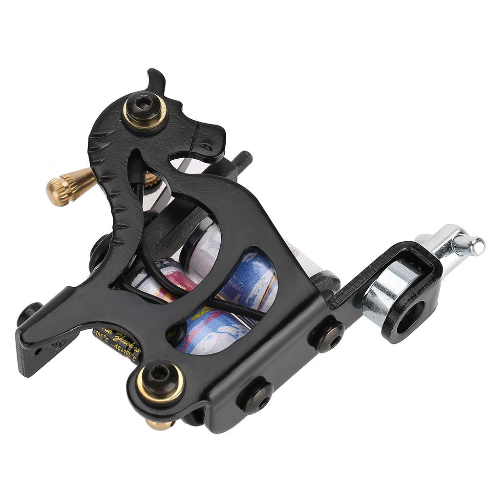 Professionelle Legierung Tattoo Maschine Kupfer Spulen Eisen Shader Tattoo Maschine Gun