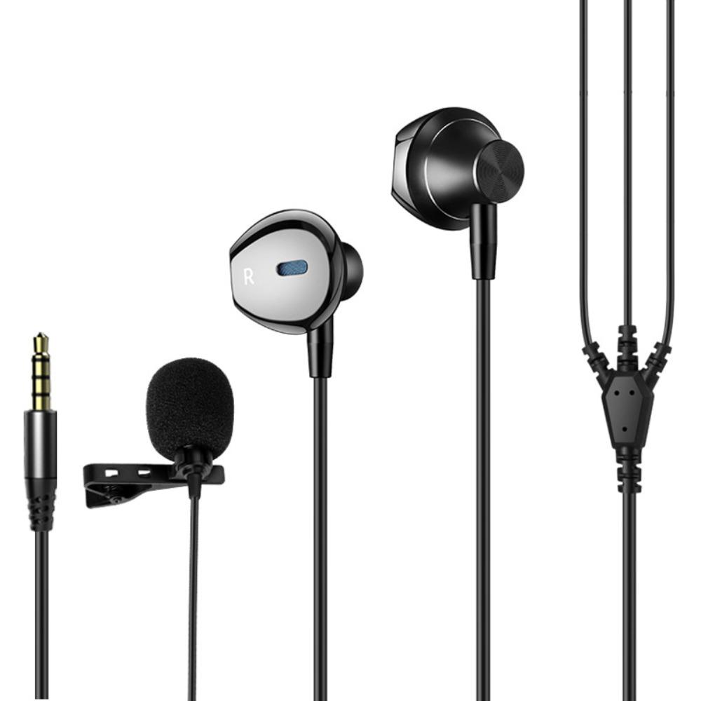 3.5mm/TypeC Earpiece Earphones HiFi Stereo Wired Headset Wired Earphone  Listen To Music