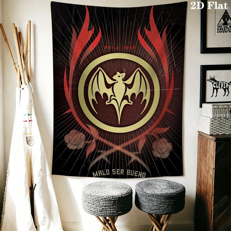 Bacardi Wandkleed Esthetisch Wandkleed Bedrukt Stof Deken Decoratieve Wandkleden voor Slaapkamer Woonkamer Huisdecoratie