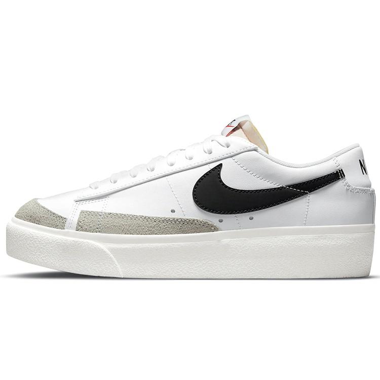 (WMNS) Nike Blazer Low Platform  White Black  Women s DJ0292-101 EU 36
