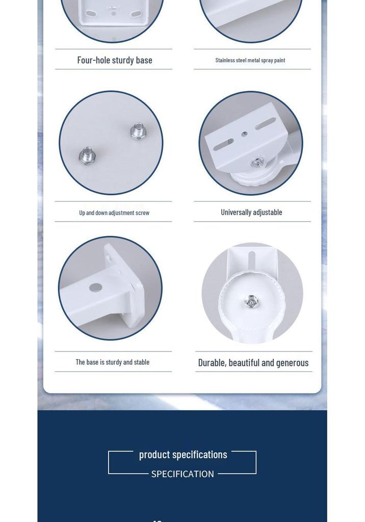 Thickened Outdoor Monitor and Camera Duckbill Bracket