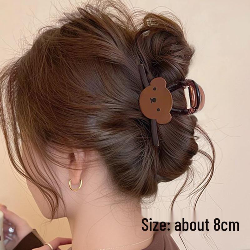 Elegant French Retro Small Shark Hair Clip for Thin Hair