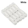 10pcs Non Slip Velvet Hangers Clips for Velvet Flocked Trouser Coat Clothes Clip Drying Racks Space Saving Hanging Hooks