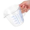 Heat Resisting Glass Measuring Cup Milk Scale Measuring Jug with Lid Kitchen Utensil(500ml )