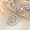 Ozean Windmuschel Fransenarmband Damen, Personalisiertes Urlaubs Metall Muschel Armband Handschmuck