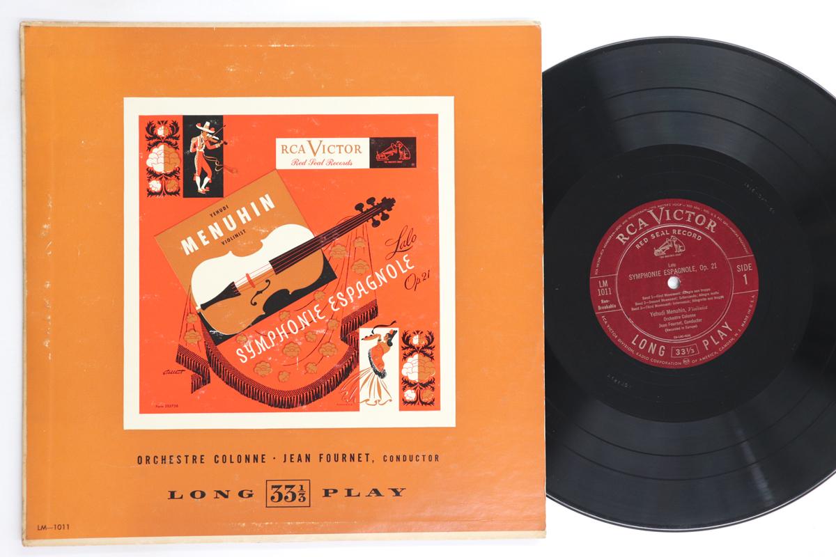 

LP Пластинка ИЕГУДИ МЕНУХИН, ЖАН ФУРНЕ, ОРКЕСТР - Лало Испанская Симфония соч.21 LM1011 RCA VICTOR RED 1954 США Классика Б/У