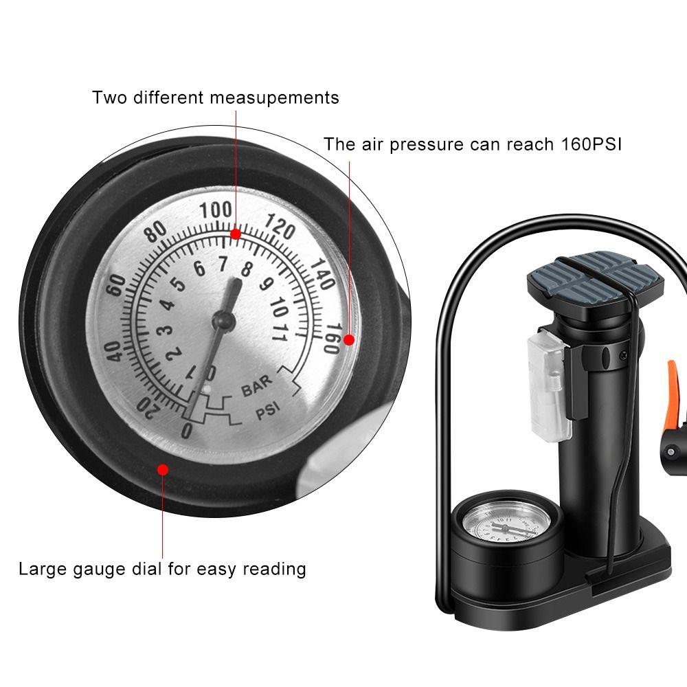 Universal Portable Mini Inflator Bike Pump Inflation Pump Foot Pump