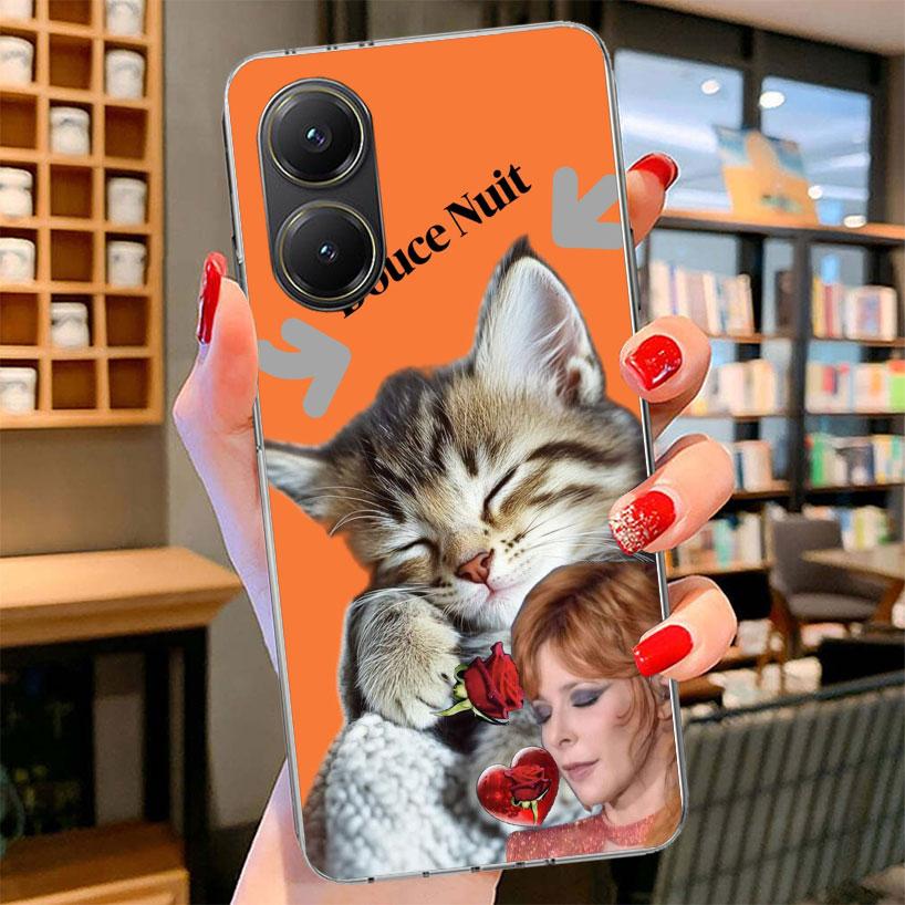 Mylene Farmer Phone Case For Xiaomi Poco F7 Ultra X7 X6 X5 Pro M7 Redmi 15C 15 13C 13 12C 12 10C 10 9A 9C 9T 9 Shell Poco F7 Ult