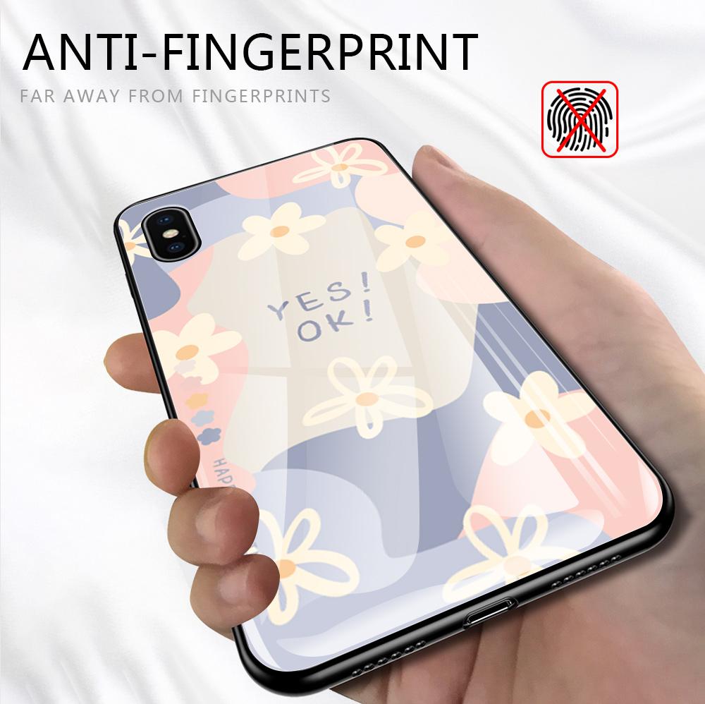 Tempered Glass Phone Case For iPhone 11 12 13 14 15 16 17 Redmi 10 12 14C Note10 Note14 Xiaomi 11Lite PocoC75 Soft Edge Shockproof Smooth Shell