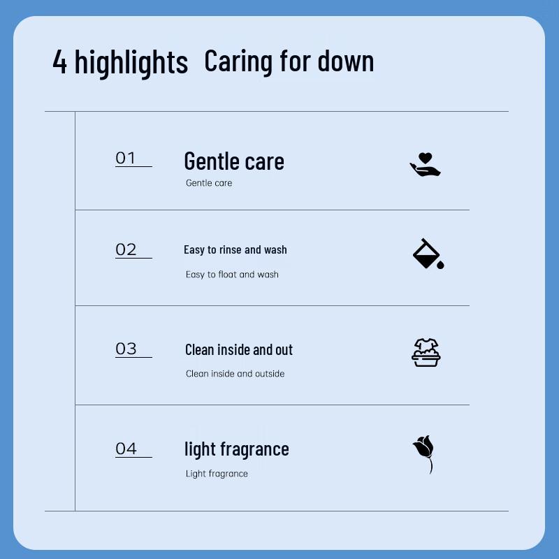 D.SIIS Down Jacket Laundry Detergent