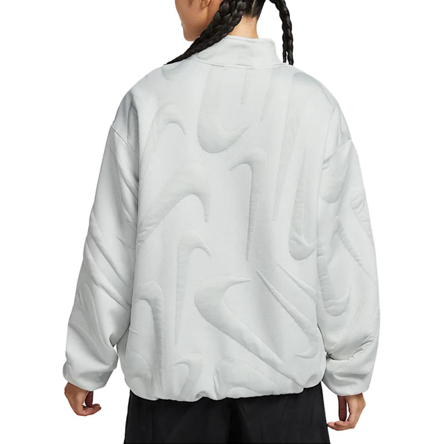 Nike Sudadera Deportiva para Mujer Abedul Jaspeado/Gris Plata Claro FV7807-051