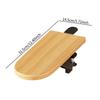 Clamp on Desk Shelf for Workstation with Arm Rest And Organizer