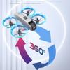 Mini Foldable Drone Dual HD Camera Obstacle Avoidance RC Quadcopter Hover LED Light