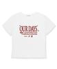 Bibalabida Ourdays Crop Short Sleeve T-Shirt