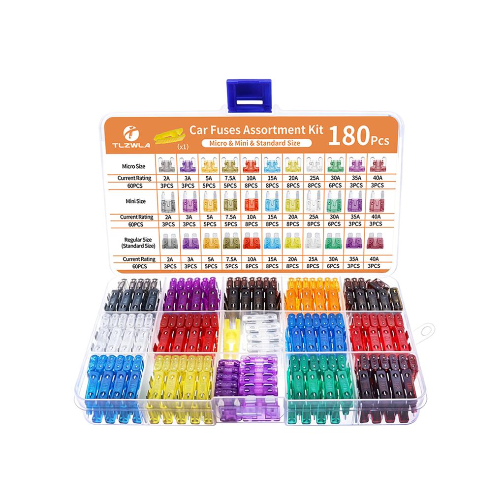 300/180/100 buc 32V Kit Asortiment Siguranțe Auto Tip Lamelă Auto Camion Automotive Standard Mini Siguranță Mixtă Siguranță Circuit Motocicletă Cu Cutie
