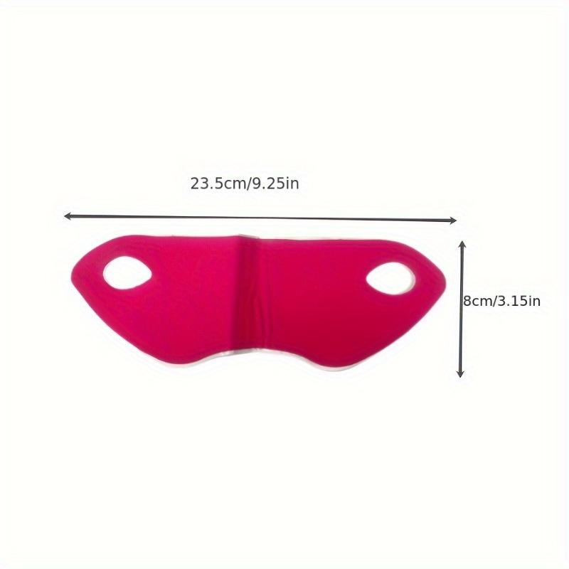 1Pc Face Line Lifting Tape, Double Chin Training Belt, Facial Chin Lifting Tape, Sculpting Collagen Mask With Aloe Vera And Hyaluronic Acid розовый