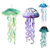 Acrylic Jellyfish Wind Chime for Outside Jellyfish Hanging Sun Catcher Wind
