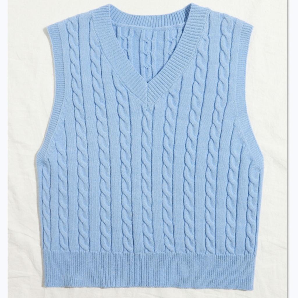New Sweaters, Women's Knitted Vests, Pullovers, V-neck, Vest Sweaters, Versatile Tops