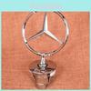 Logo Stea Cromată Nouă Mercedes For Benz Emblema Capotă W123 W126 W201 W124