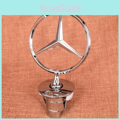 New Mercedes For Benz Star Hood Logo Chrome Emblem Badge W123 W126 W201 W124