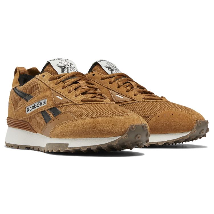 Reebok LX 2200 Unisex Wild Brown Core Black Retro Suede EVA Cushion Lifestyle Sneakers GY1537