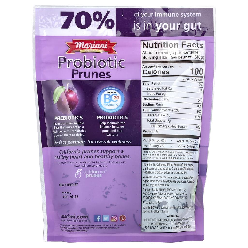 Family, Probiotic Prunes, 198G(7Oz)