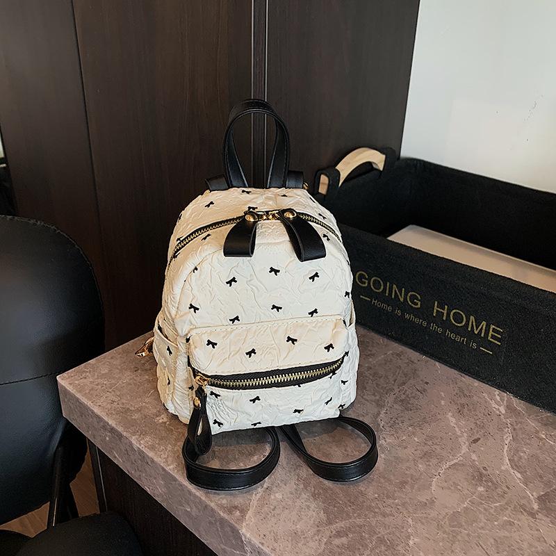 Exquisite Mini Women's Backpack New Casual Versatile Backpack Commuter Travel Bag Small Schoolbag