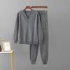 Women's  Autumn Winter  V Neck Sweater Two Piece Set  Knitted Pants Suits Fashion Casual Pullover Tracksuits Outwear