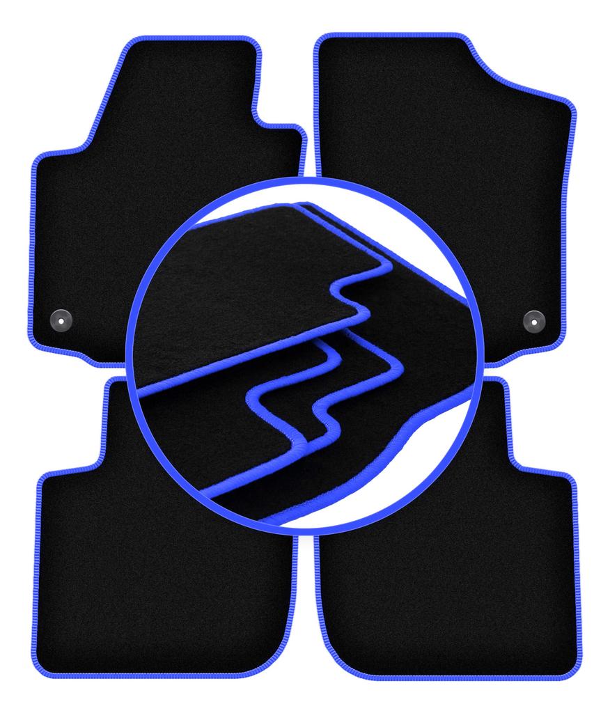 CARLUX-BLUE Automatten für: Seat Toledo IV Limousine (2012-)