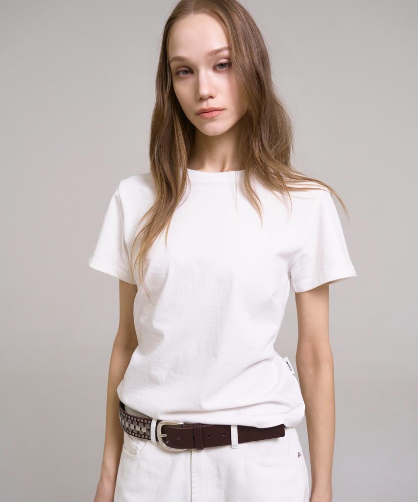 SSIN AND LEE Dart T-Shirt White