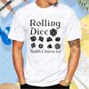 Rolling Dice Builds Cbaracter Board Gaming T Shirt Funny Tabletop Game Gamer Gift Casual Fashion Harajuku Breathe Unisex Streetwear