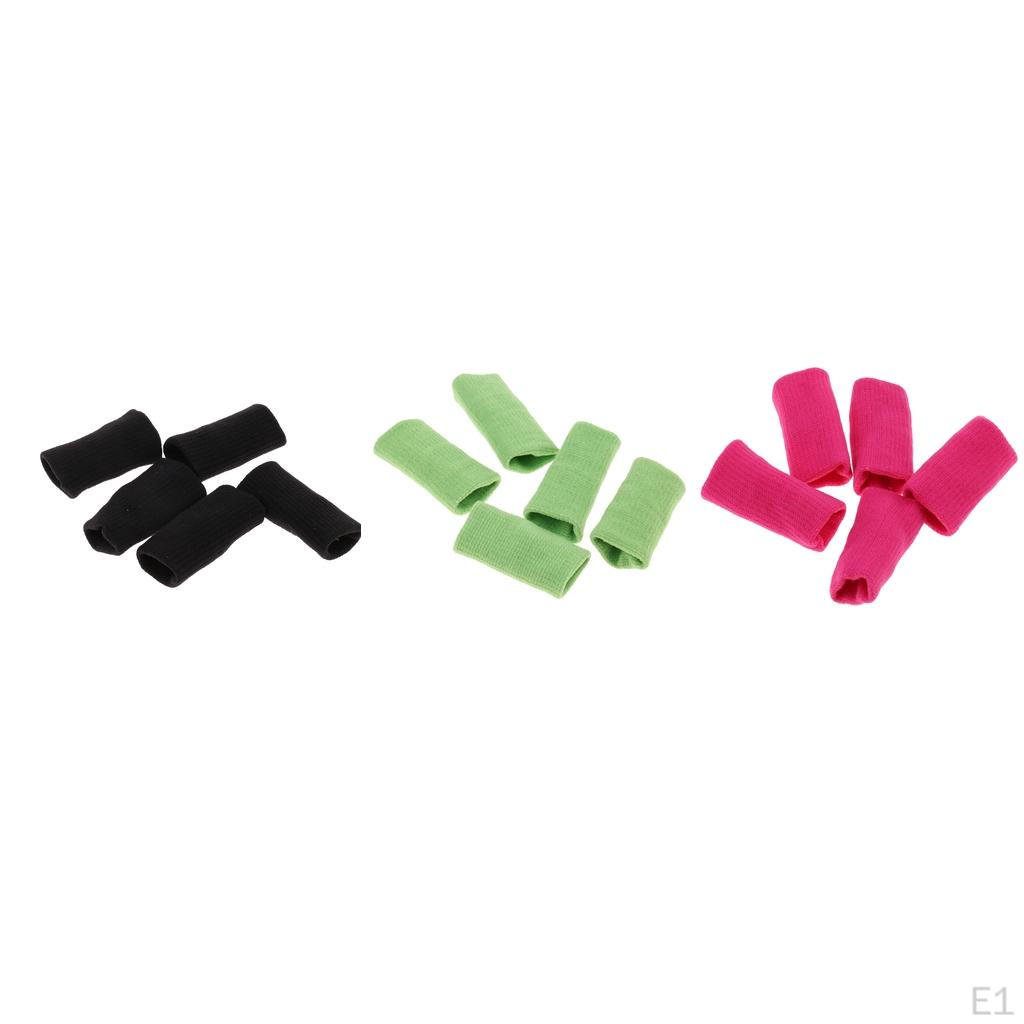 5 Pieces Finger Sleeves Support for Basketball