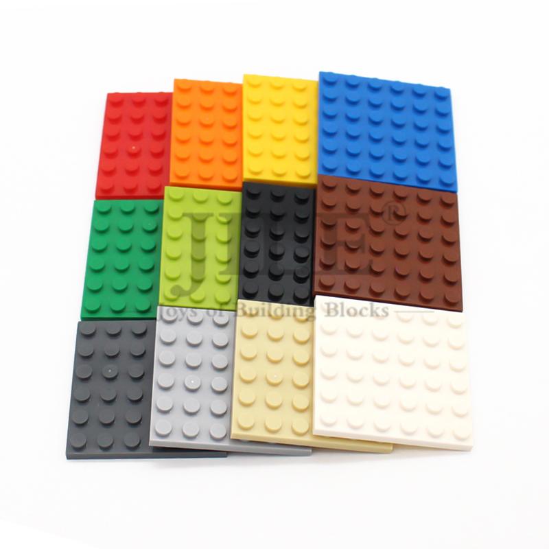 10Pcs Moc 3958 Creative Small Base Plate 6X6 Diy Building Blocks Bricks Compatible With Assembles Constructions Toys