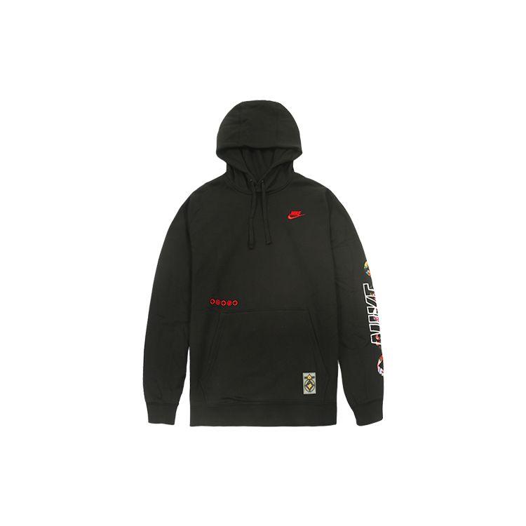 Nike Sportswear Black Heritage Essentials Half-Zip Fleece Top CU3670-010 M