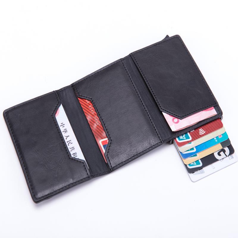 Anti-Theft RFID Zipper Card Holder with NFC Shielding