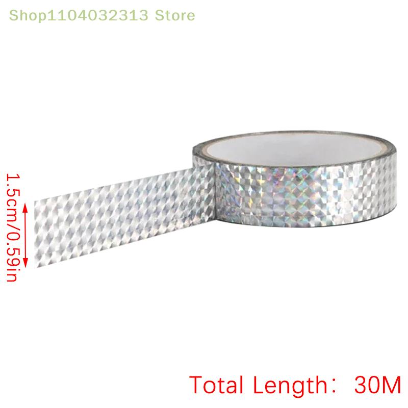 30M Holographic Glitter Tape for Rhythmic Gymnastics Artistic Hoops Flash DIY Color Laser Tape Ring Decoration Stickers