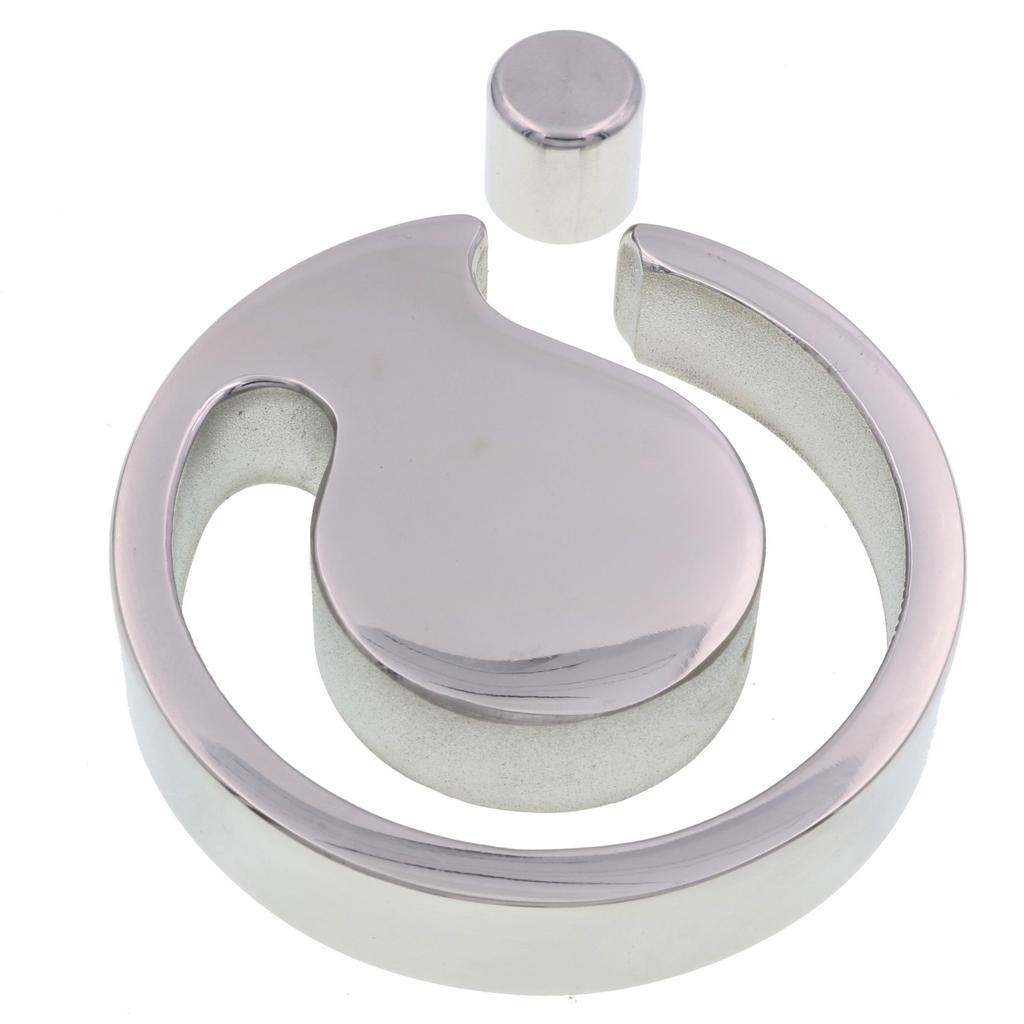 Stainless Steel Scrotum Pendant Egg Clip Men's Metal Sex Rings Alternative Adult Toy Weight-Bearing Climax